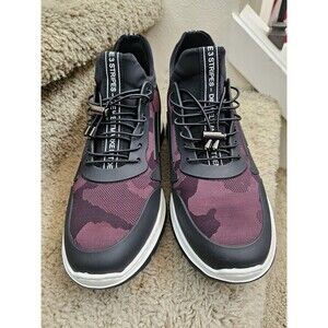 Chamaripa Men's Elevator Sneakers H72N11K161DY Purple Camo Height Increasing 8.5